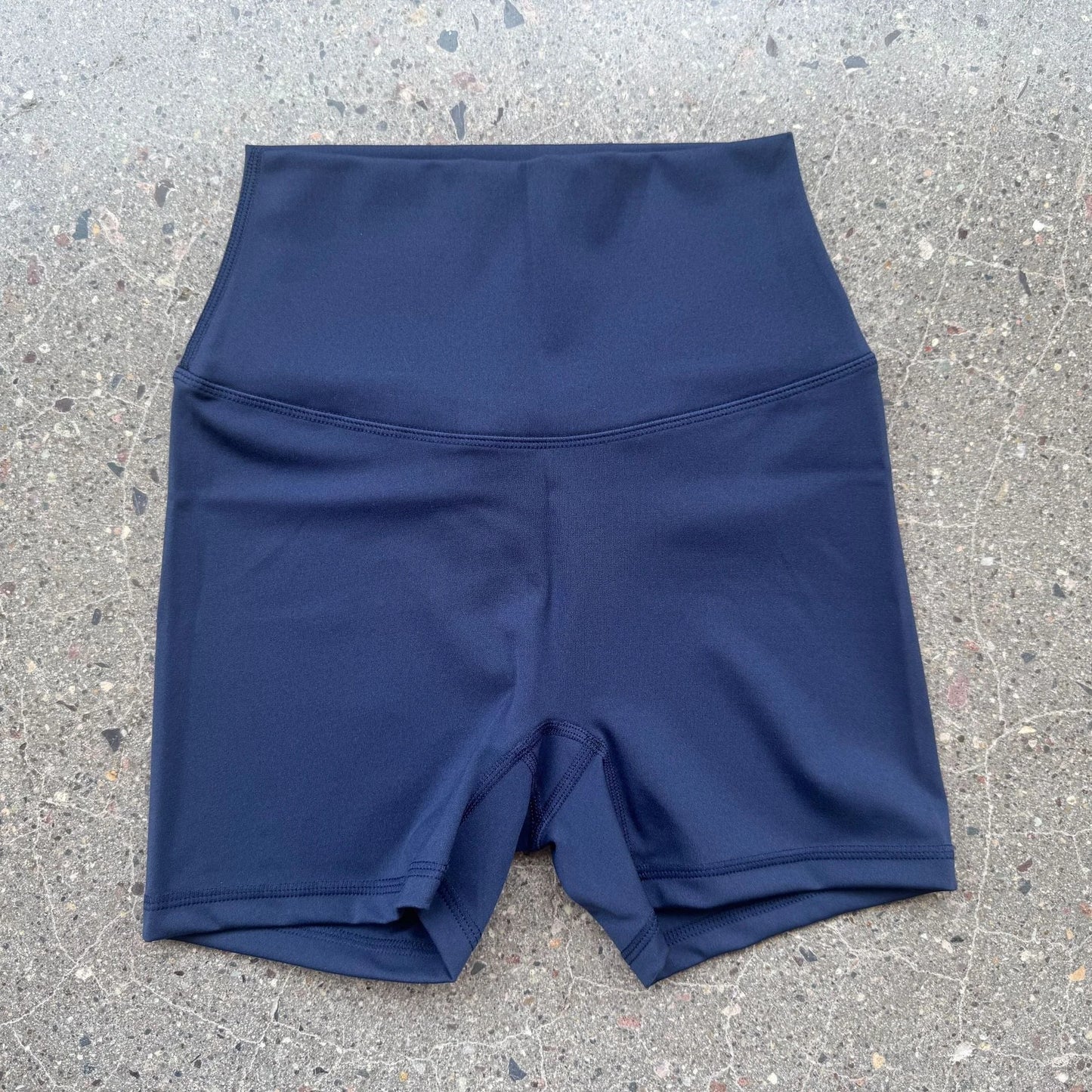 Magenta High Waist Yoga Shorts for Summer