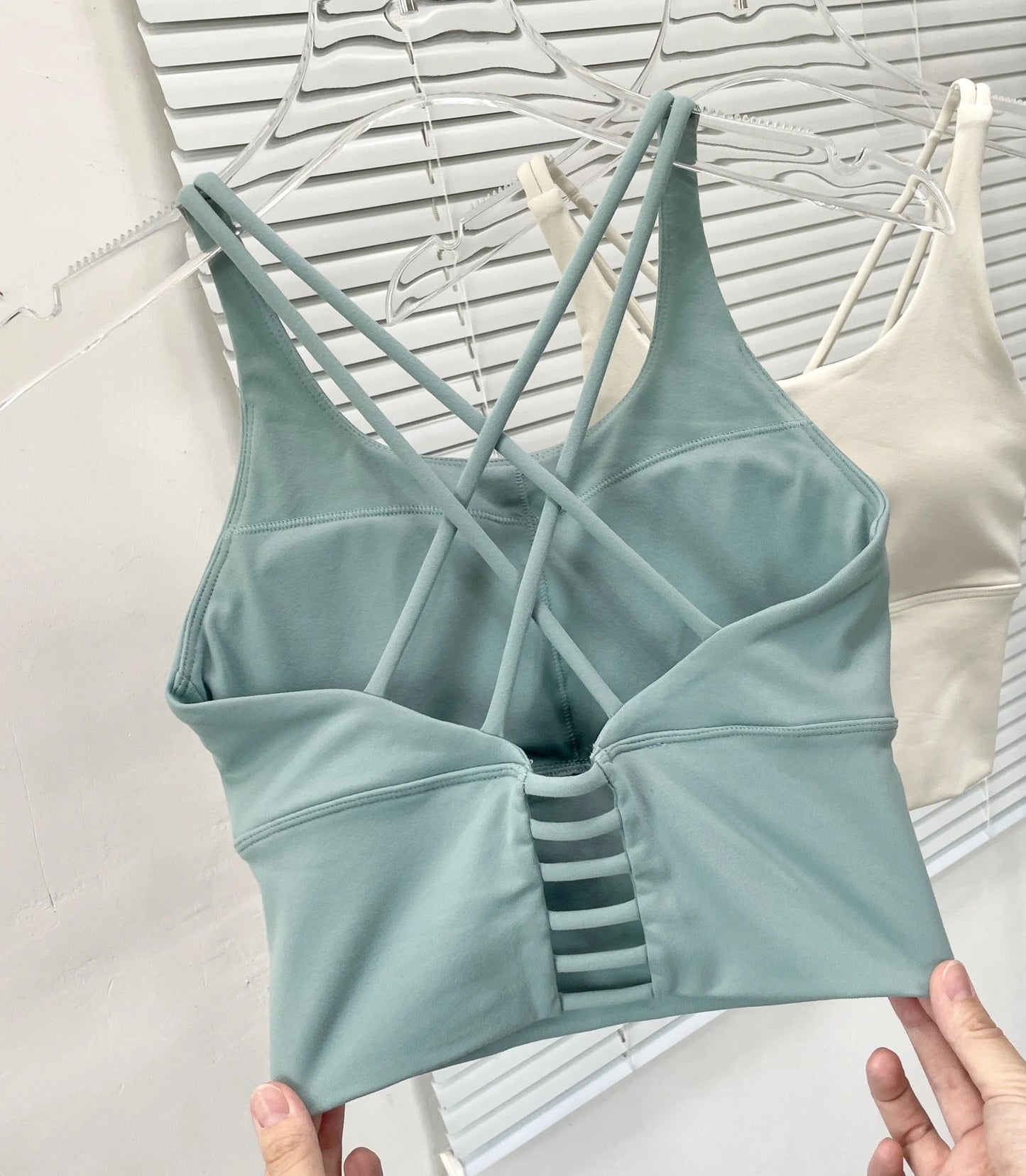 Padded Cross Strap Sports Bra Longline Yoga Vest - Summer 2026