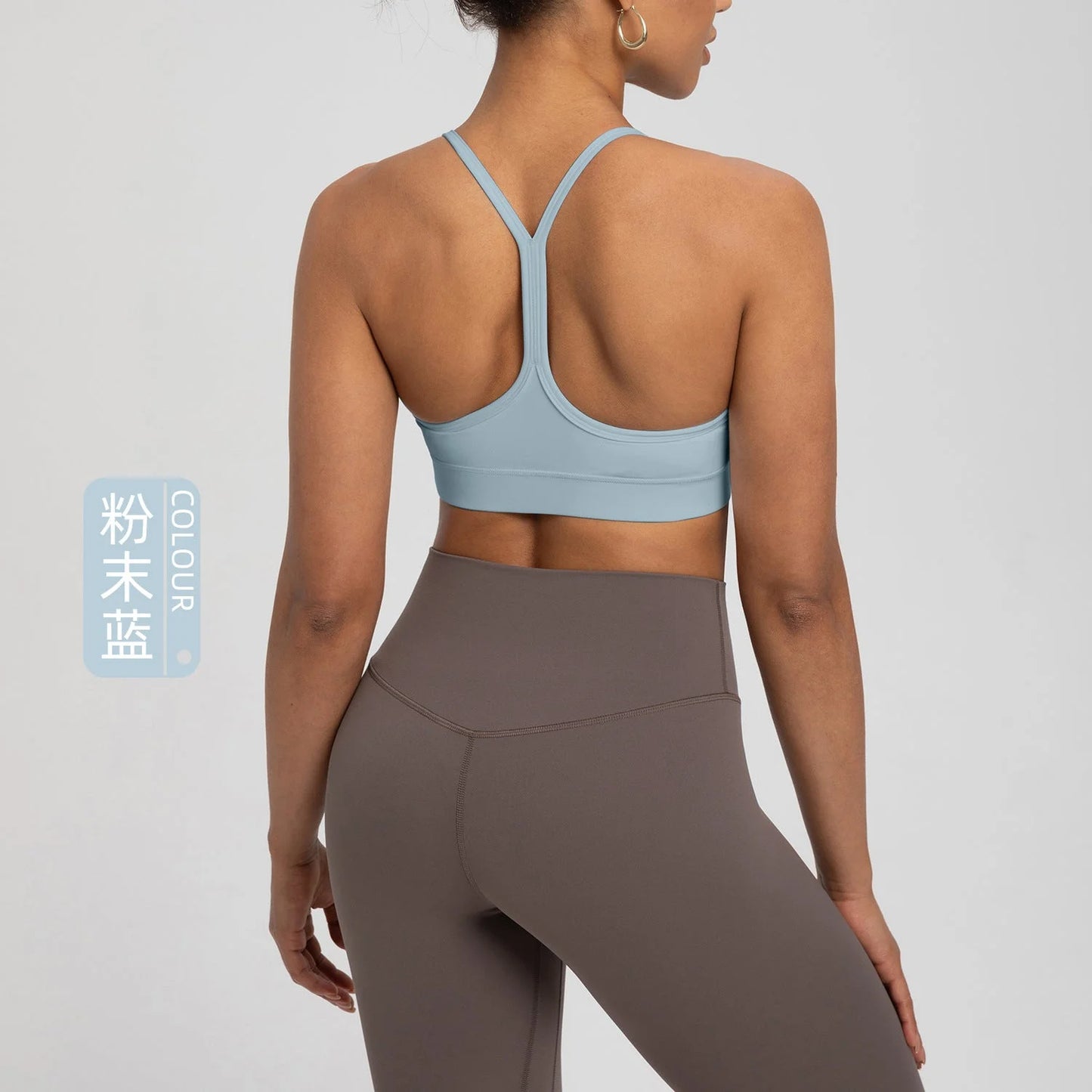 Bare Feel Strappy Sports Bra with Built-in Pads