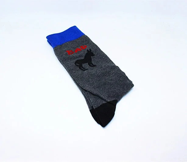 Fun Animal Print Crew Socks - Novelty Cotton Socks for Men & Women