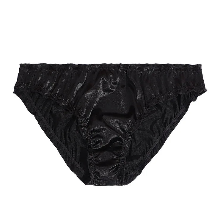 Satin Low-Waist Briefs for Women - Super Stretch Breathable Panties