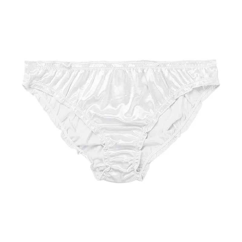 Satin Low-Waist Briefs for Women - Super Stretch Breathable Panties