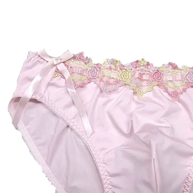Handmade Man's Lace Soft Silky Touch  Briefs Live Show Dance Panty DJ Club Sexy Costumes Private Party BF Harajuku