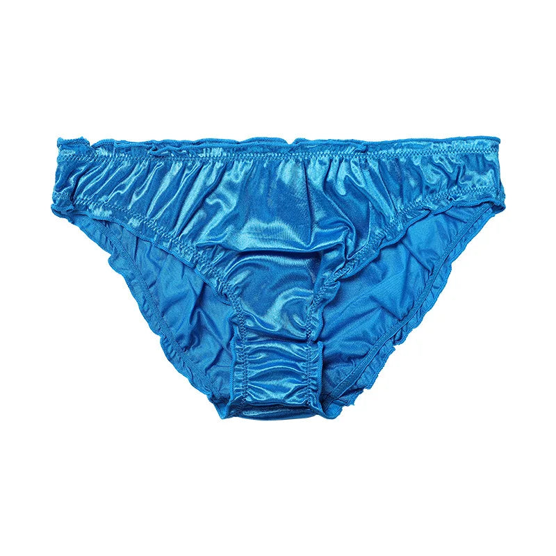 Satin Low-Waist Briefs for Women - Super Stretch Breathable Panties