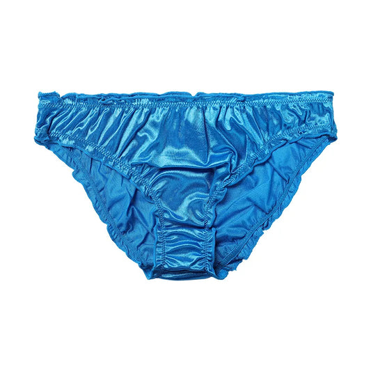 Satin Low-Waist Briefs for Women - Super Stretch Breathable Panties