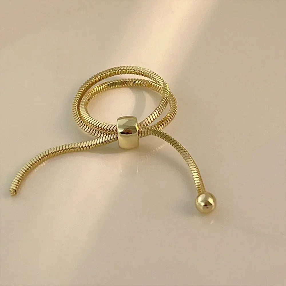 Vintage Multy Layer Adjustable Chain Rings Strap Finger Rings For Women Men Personality Charms Rings Jewelry Gifts