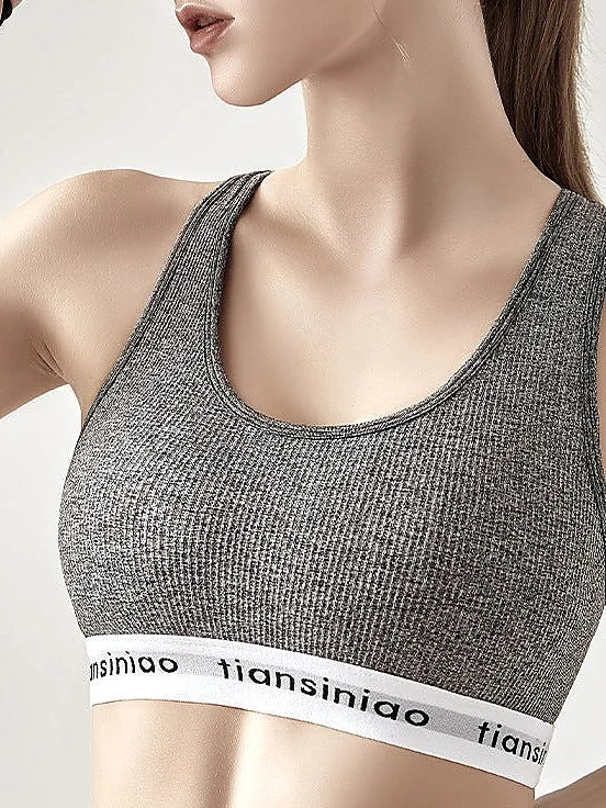 supportive racerback sports bra