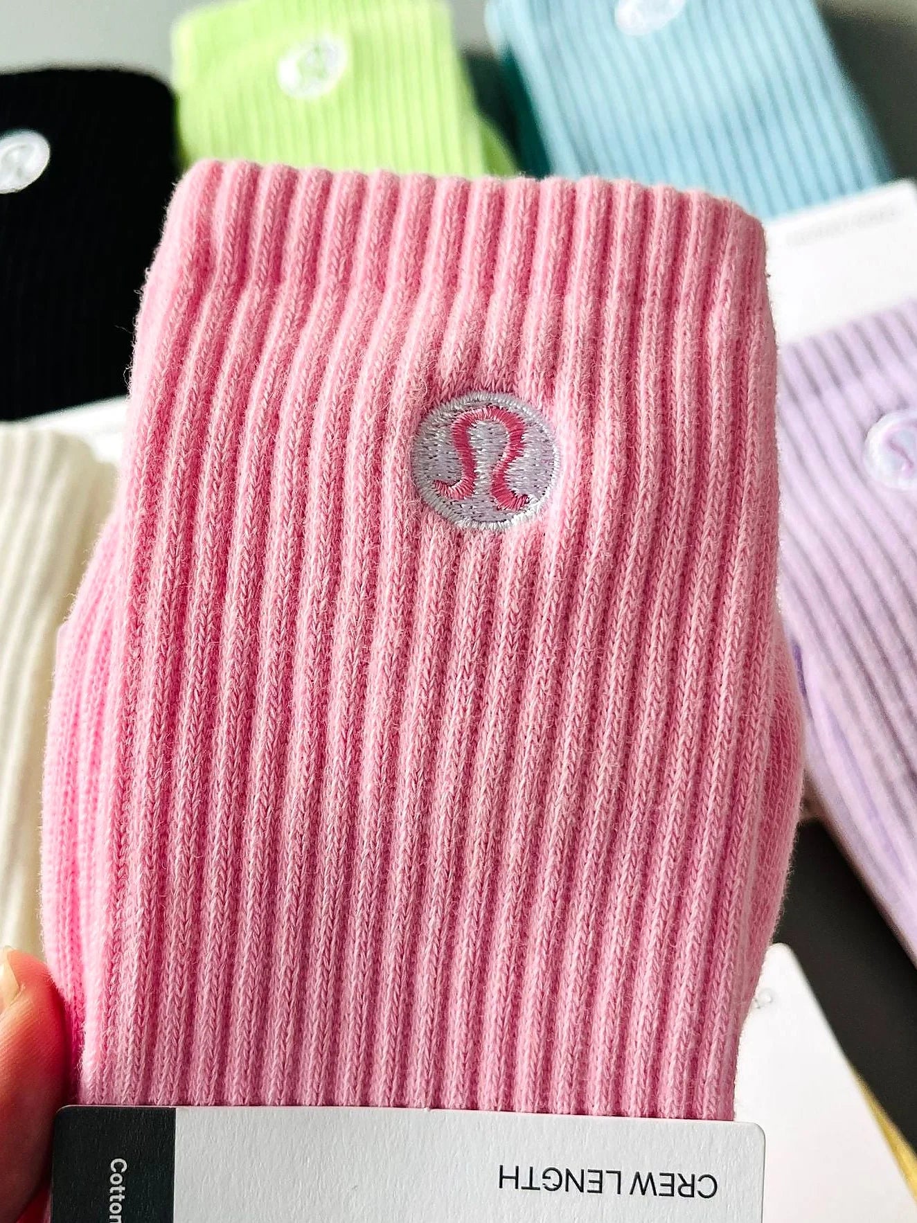 Women's Mid Calf Towel Sole Sports Socks - Breathable Casual Crew Socks
