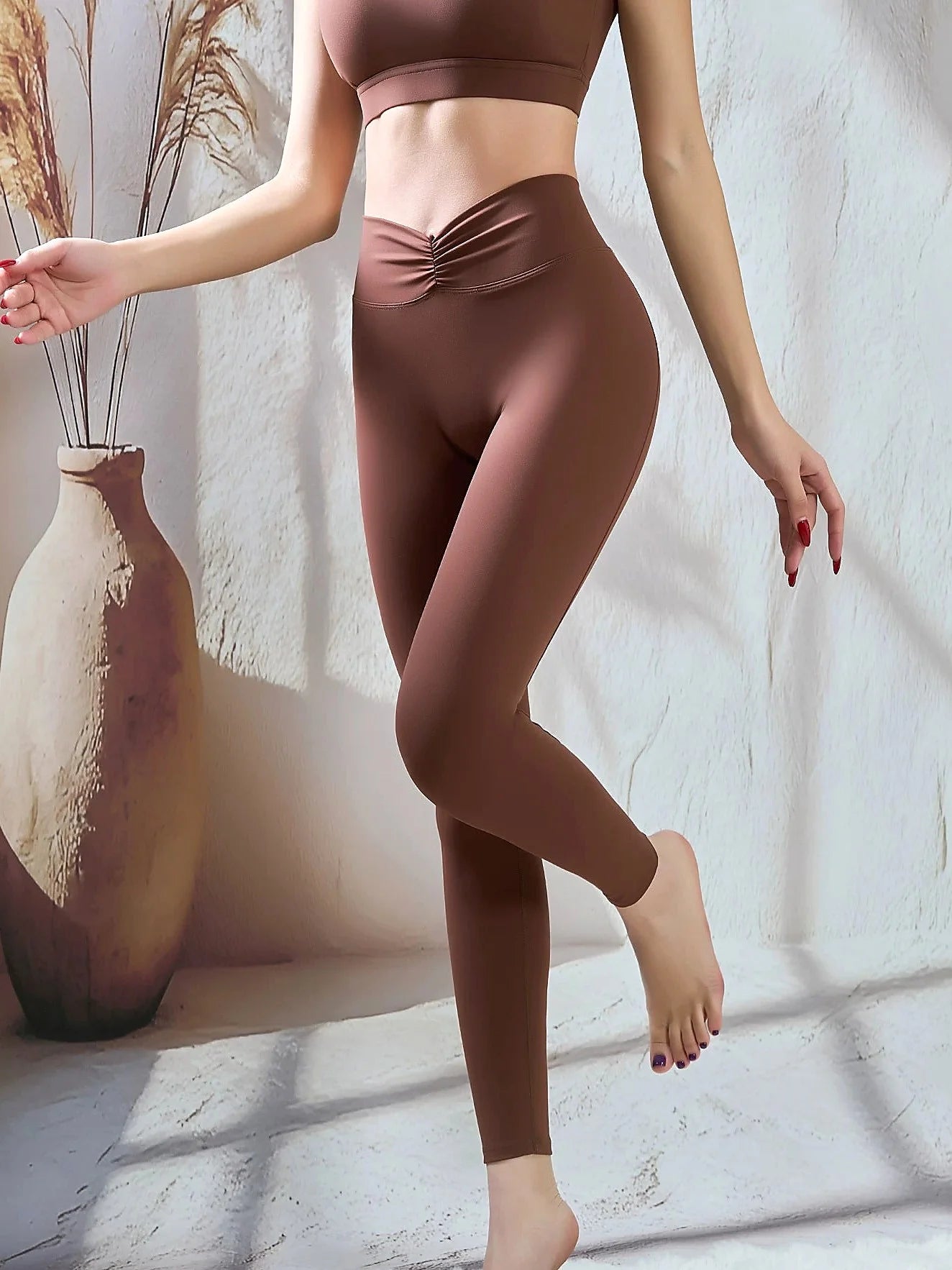 High Waisted Scrunch Butt Lifting Yoga Leggings