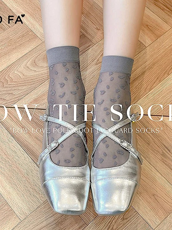 Sheer Leopard Print Ankle Socks for Women - Thin Breathable Boat Socks