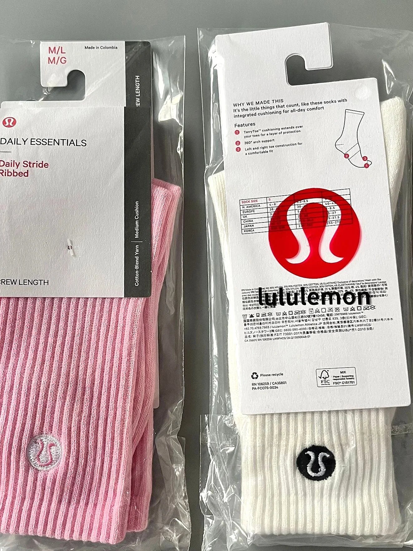 Women's Mid Calf Towel Sole Sports Socks - Breathable Casual Crew Socks