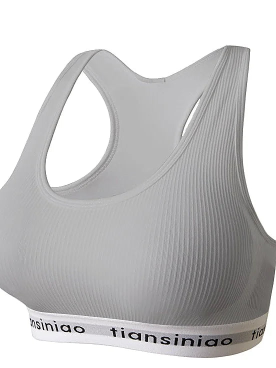 supportive racerback sports bra