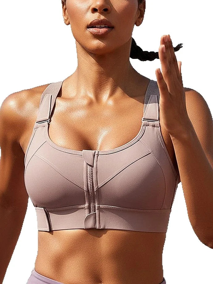 Plus-Size High-Impact Sports Bra for Running and Yoga