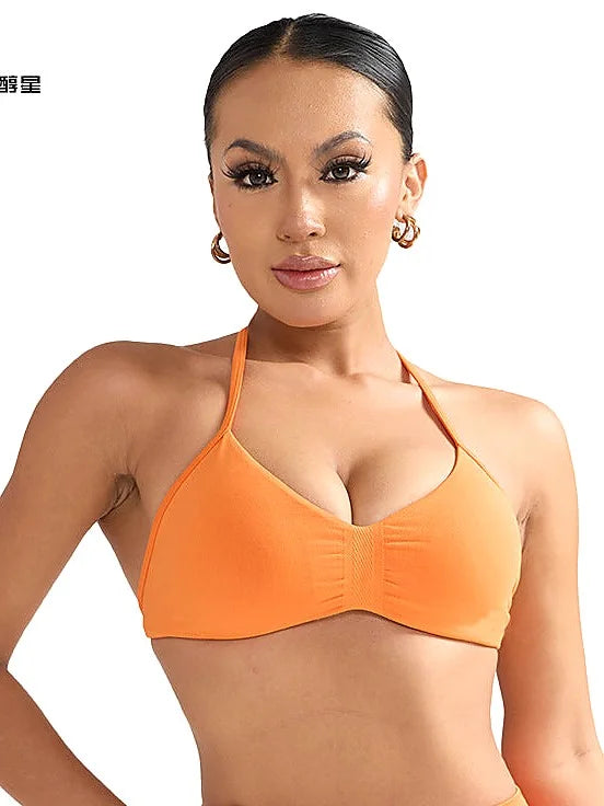 Elegant Back Strap Sports Bra - Ultra Supportive Yoga Top