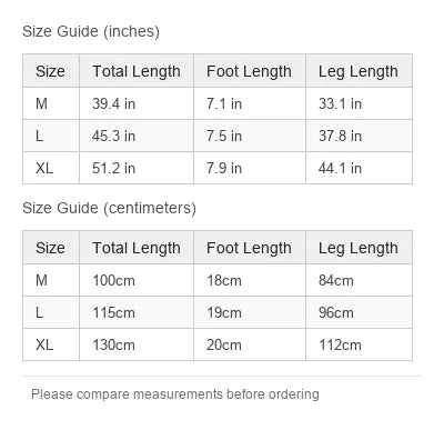 Extra Long Thigh High Stockings 100-130cm Non-Elastic Nylon Sheer Stay Up
