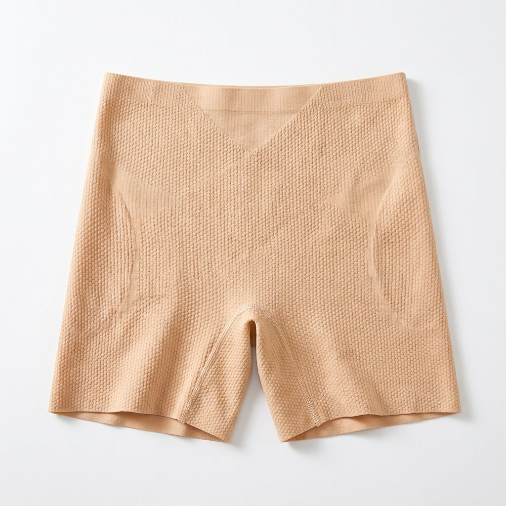 High-Waist Seamless 3D Hip Pad Butt Lift Shapewear Shorts