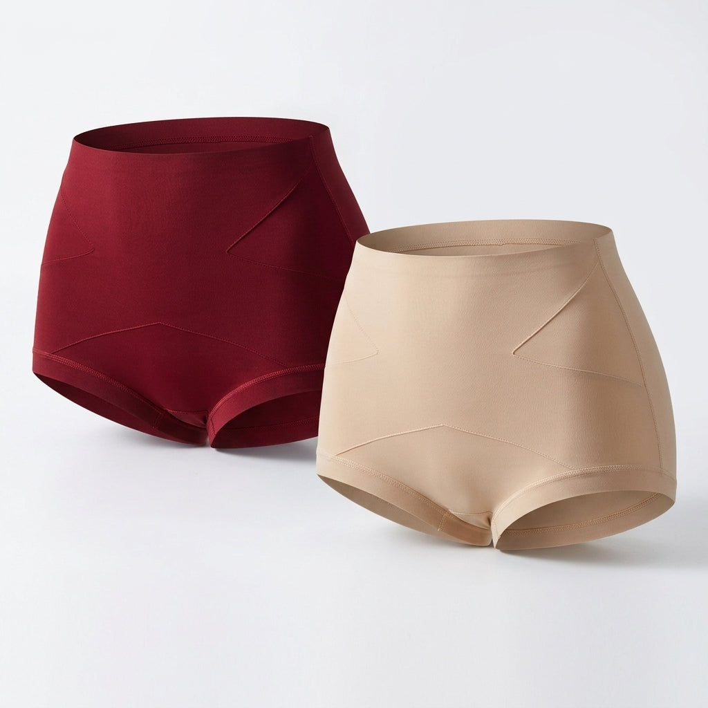 High-Waist X-Bandage Tummy Control Seamless Shapewear Panties