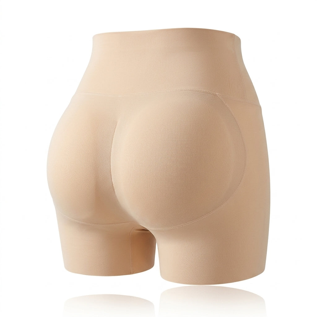 High-Waist 3D Padded Hip Butt Lift Shapewear Shorts